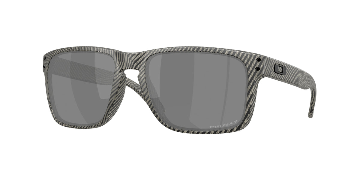 Gafas Sol Oakley Holbrook XL Huella Dactilar De Tinta Gris Mate Lente Prizm Black Polarized