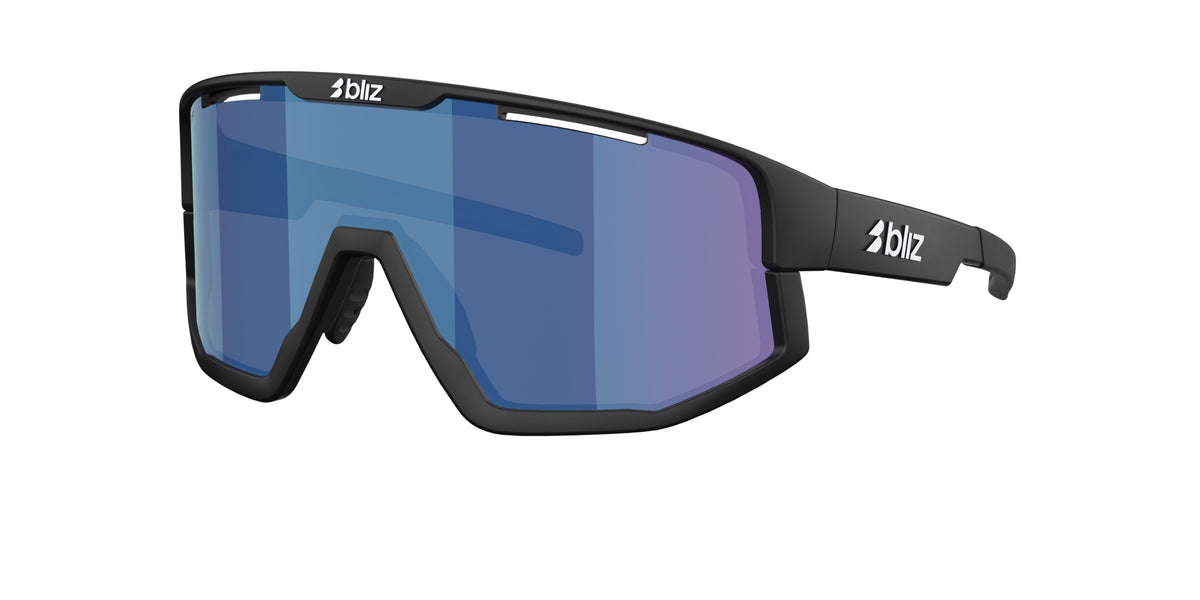 Gafas Sol Bliz Vision/Negro Mate/Humo/Azul Multicolor