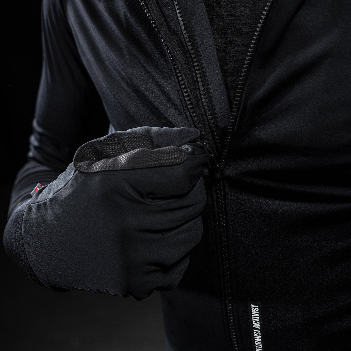 Nuuk Primaloft Guantes Termicos Ligeros Gobik Unisex Negro True #3