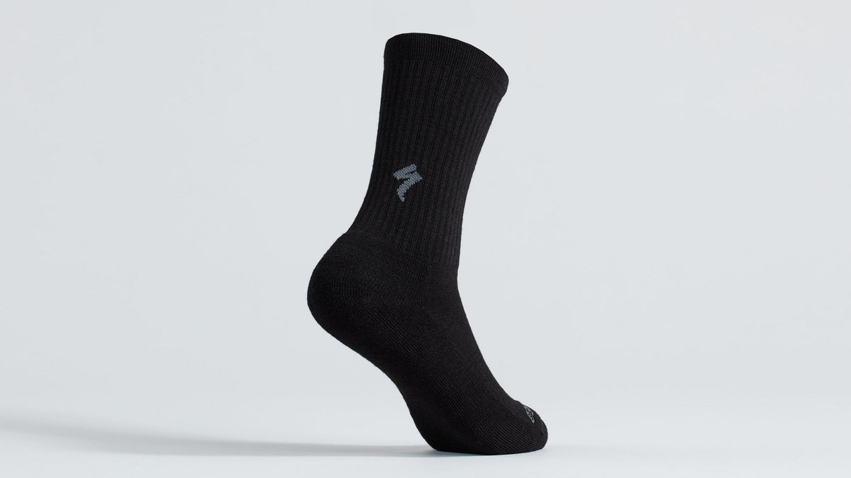 Calcetines Merino Medio Altos Ligeros Specialized Negro