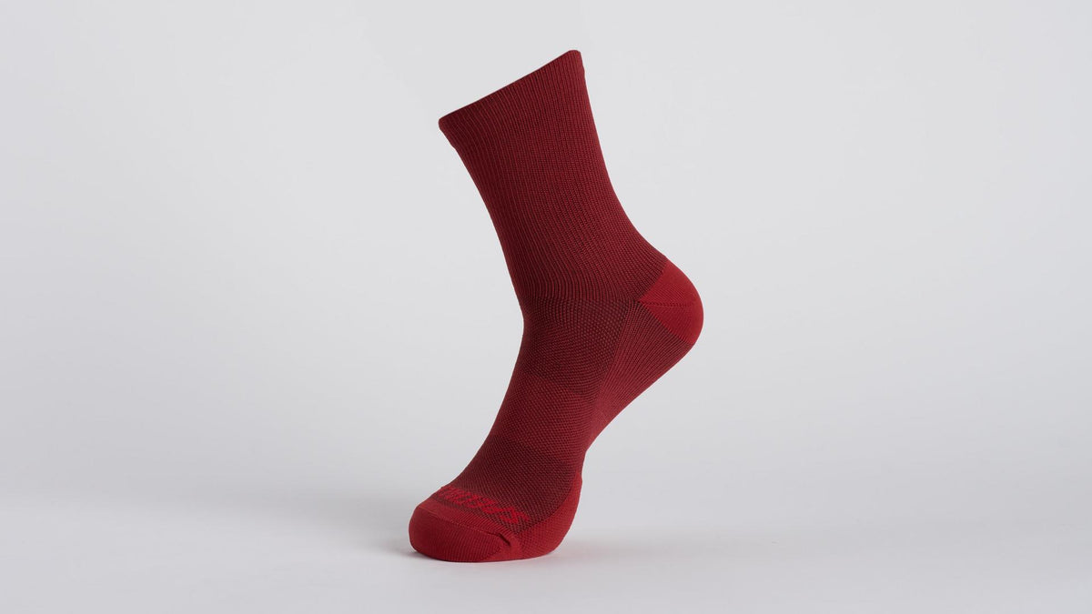 Soft Air Mid Logo Sock Specialized Garnet Red #2
