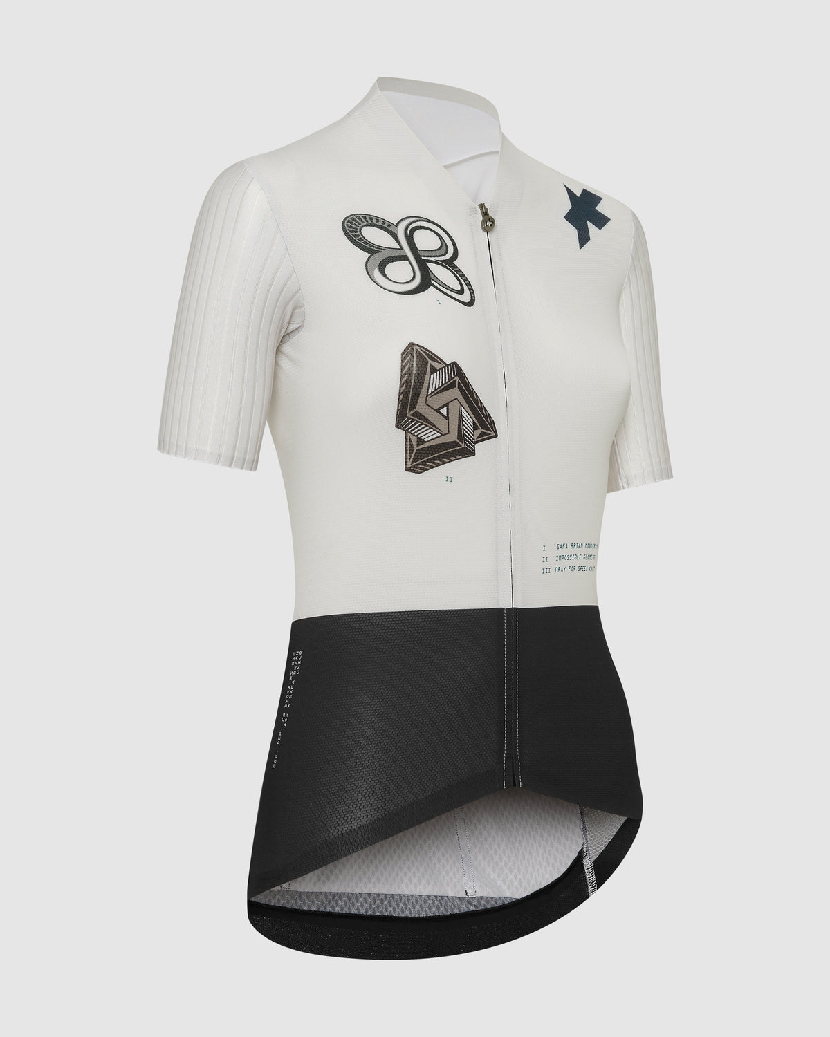 Maillot Manga Corta Assos Dyora RS S11 X Safa Brian Mujer Almond Milk #5