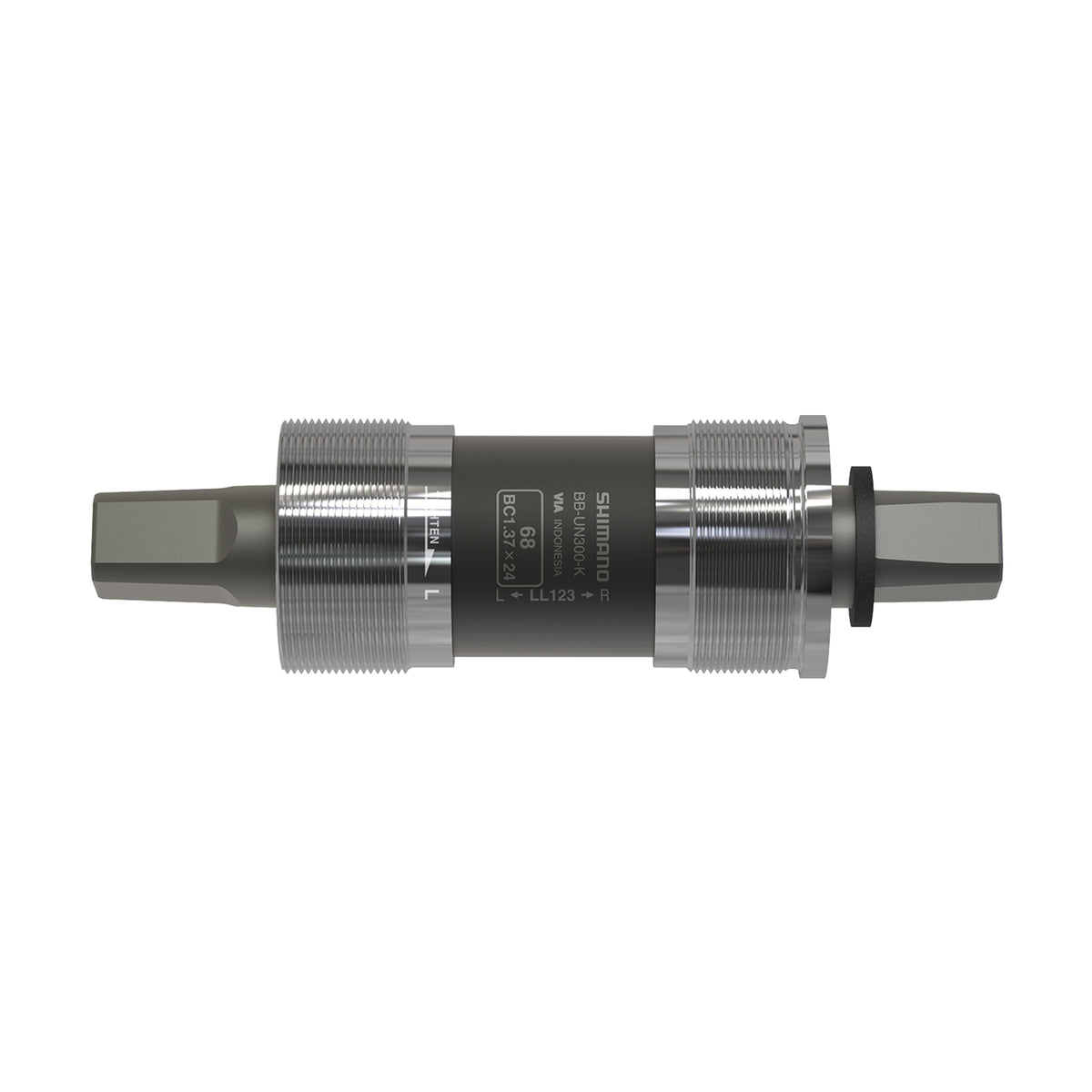 Shimano Eje Pedalier BSA 117.5/68mm BB-UN300 Cuadradillo Carter
