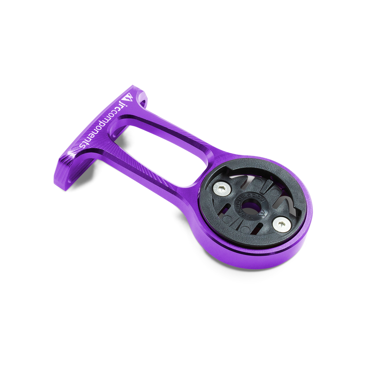 Soporte Ciclocomputador JRC Components Stem Out Front Garmin Morado
