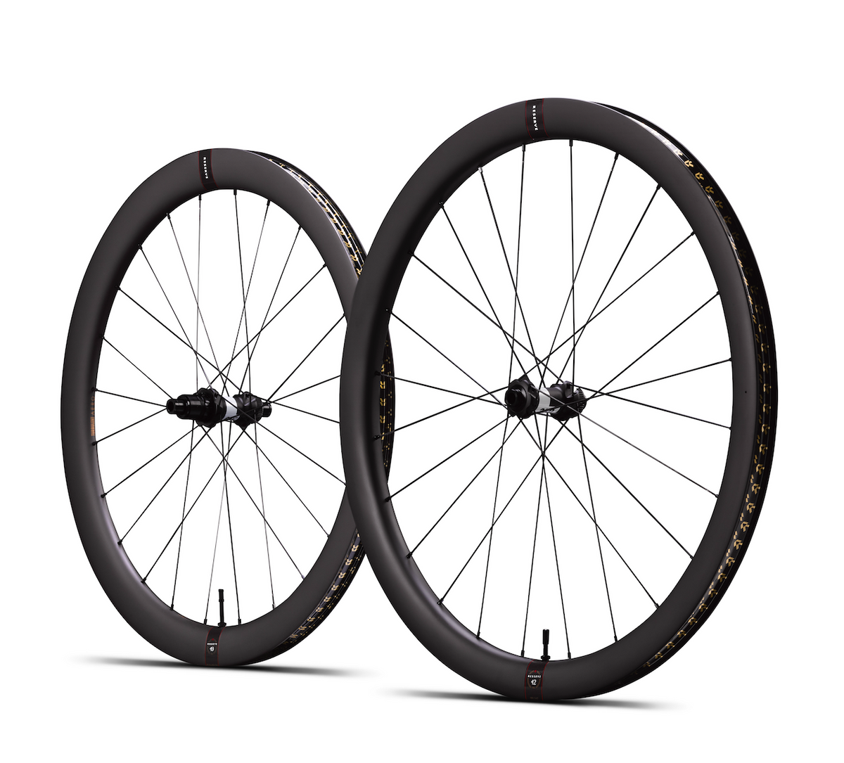 Juego Ruedas Carretera Reserve 42/49 Turbulent Aero DT Swiss 350 HG-EV Center Lock Negro