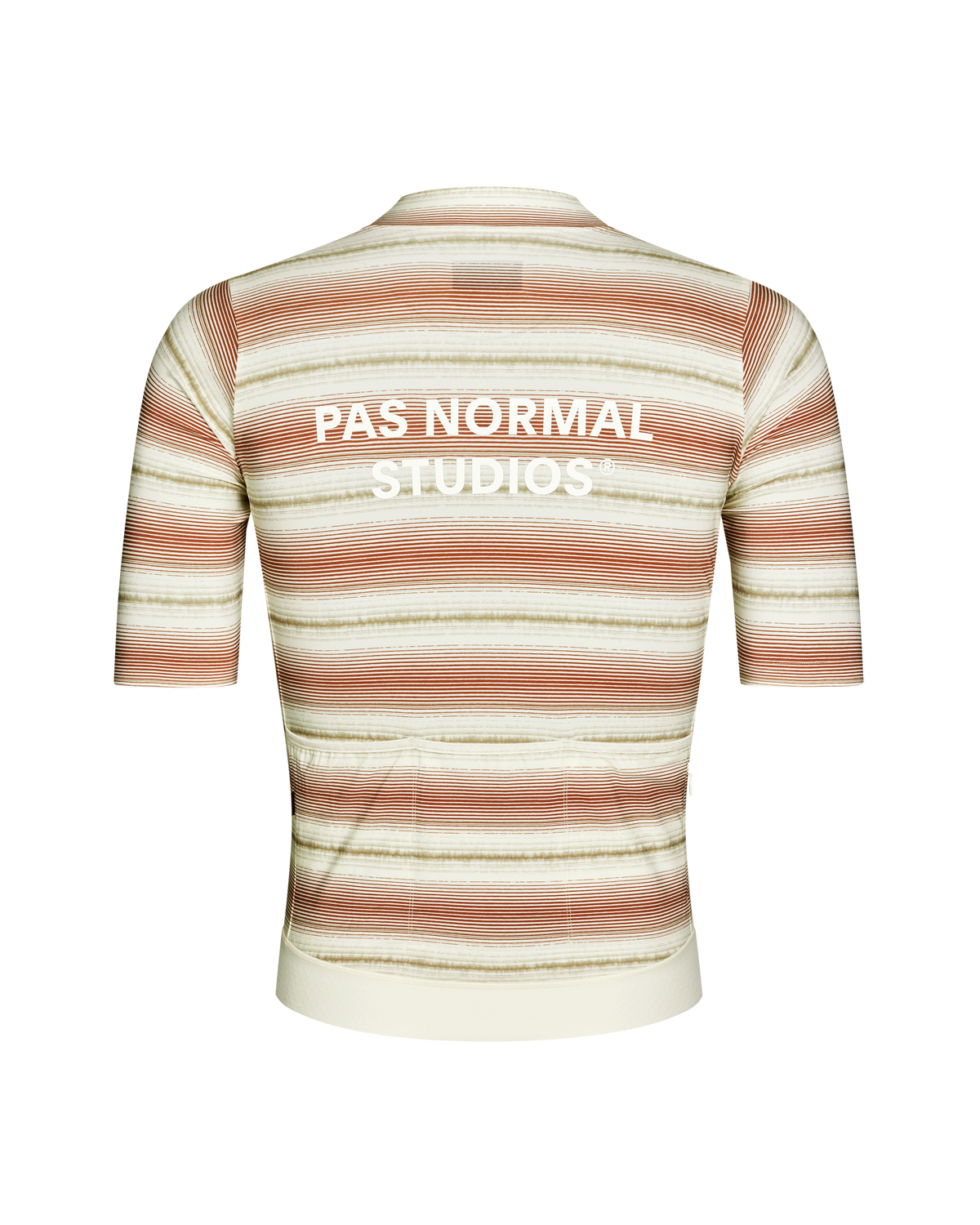 Maillot Manga Corta Pas Normal Studios Essential Hombre Off White Stripe #4