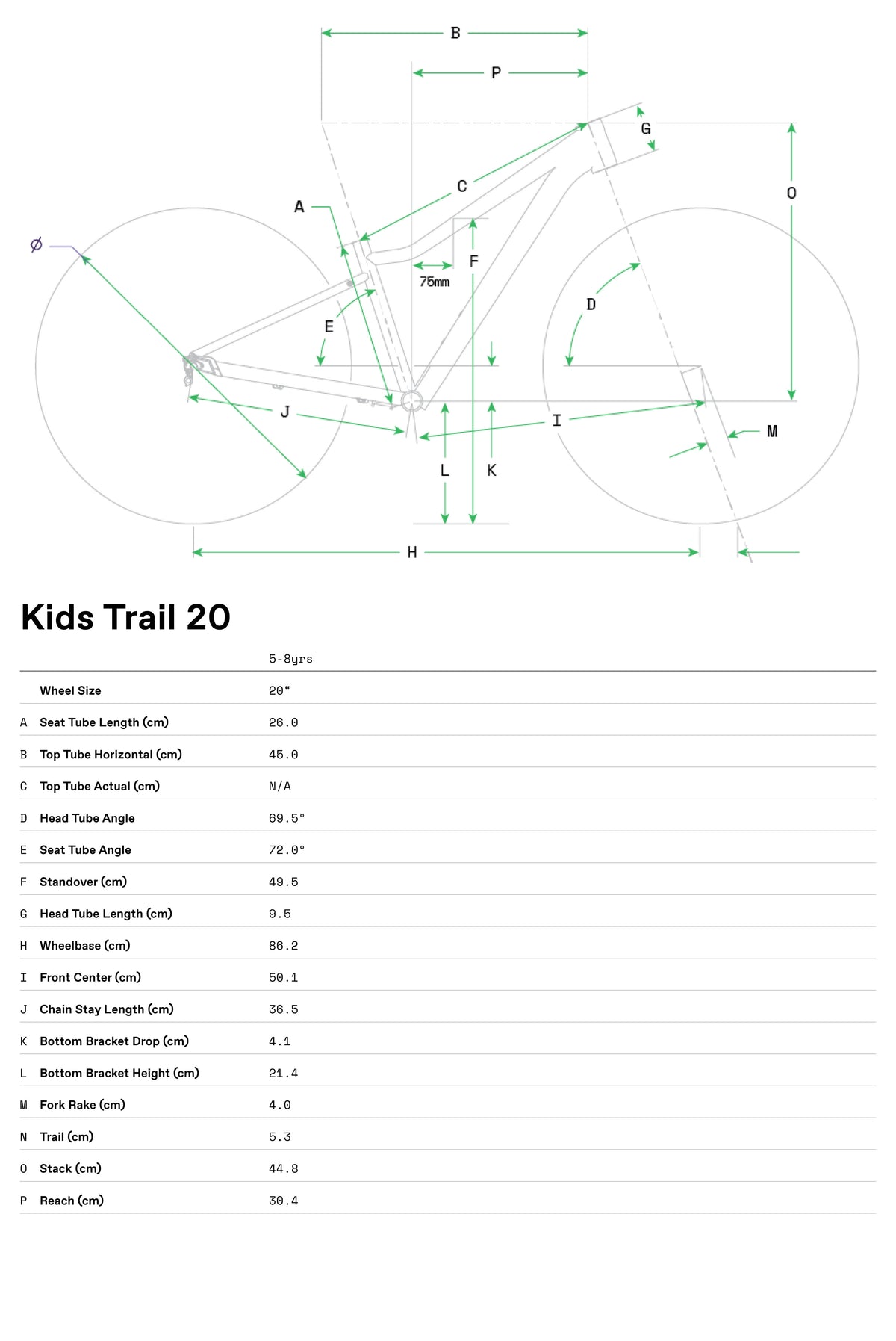 Cannondale Kids Trail 20 2026 Cactus Green #7