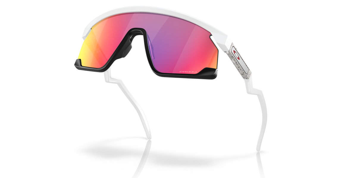 BXTR Gafas de Sol Oakley Blanco Mate Negro Mate Lente Prizm Road #4