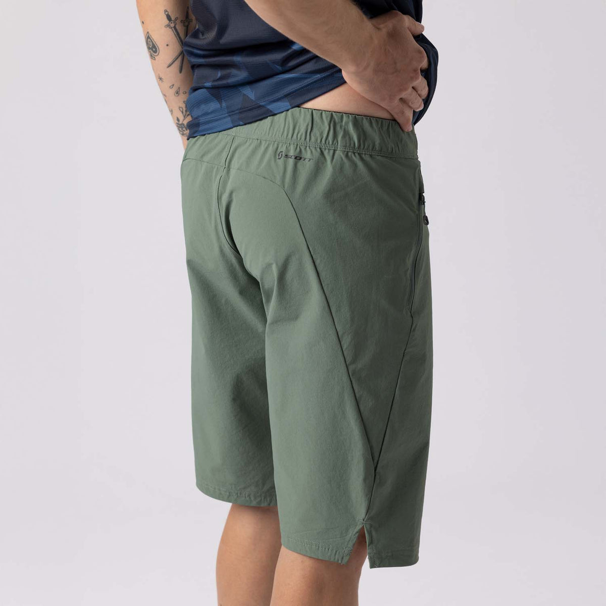 Pantalón Corto MTB Badana Scott Trail Vertic Hombre Tranquil Green #7