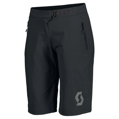 Pantalón Corto MTB Scott Trail Vertic Mujer Negro