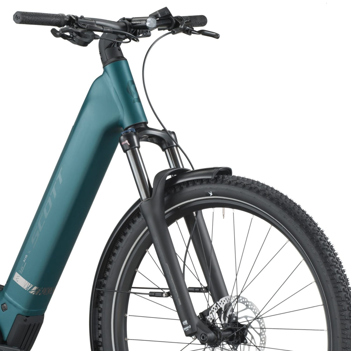 Bicicletas Eléctricas eUrbanas Scott Axis 30 Wave 2026 Cypress Green #5