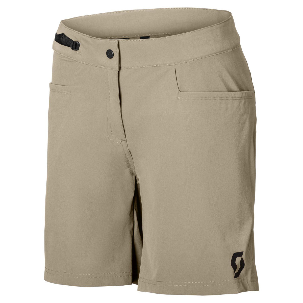 Pantalón Corto MTB Badana Scott Vertic Mujer Portobello Beige