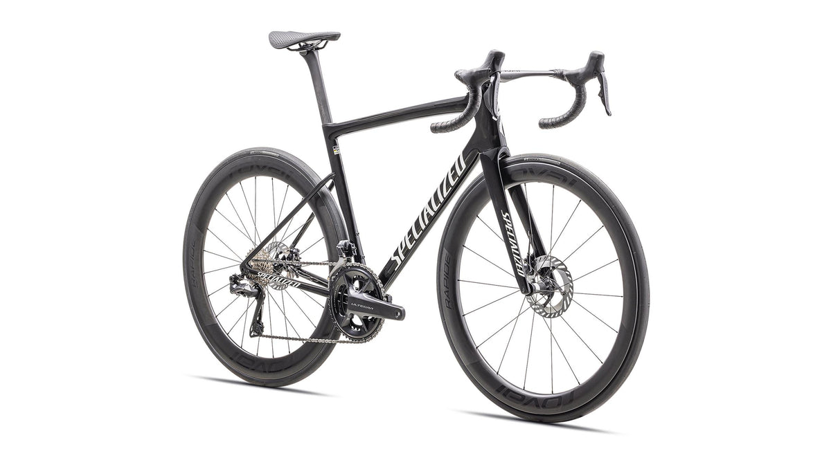 Tarmac SL8 Pro Ultegra Di2 Specialized 2025 Gloss Carbon/Metallic White Silver