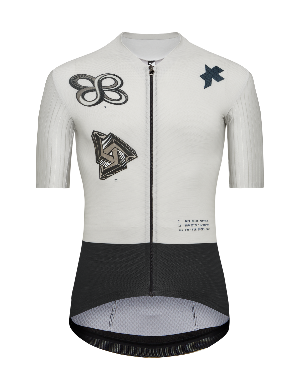 Maillot Manga Corta Assos Equipe RS S11 X Safa Brian Hombre Almond Milk