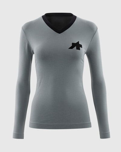 Assos Tactica T5 Camiseta Técnica Manga Larga Mujer Fanatic Silver