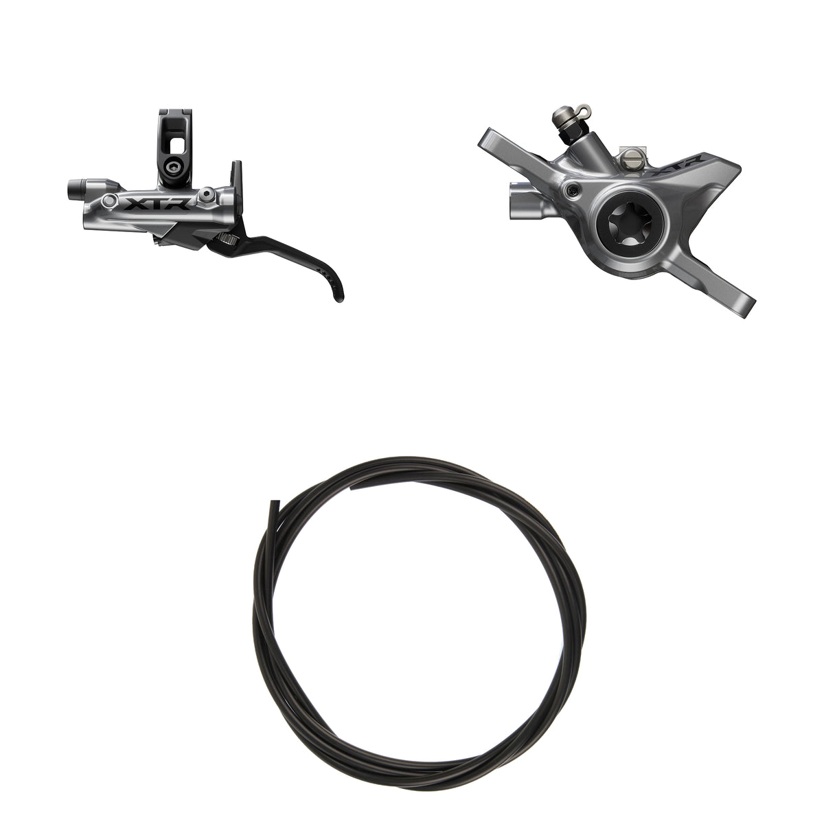 Kit Freno Disco Hidráulico Shimano XTR BR-M9200/BL-M9220 Delantero/Izquierdo Resina Sin Aletas/Adaptador Latiguillo 1000mm Negro #2