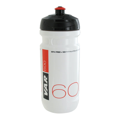 Bidón VAR 600ml Blanco Negro/Rojo #2