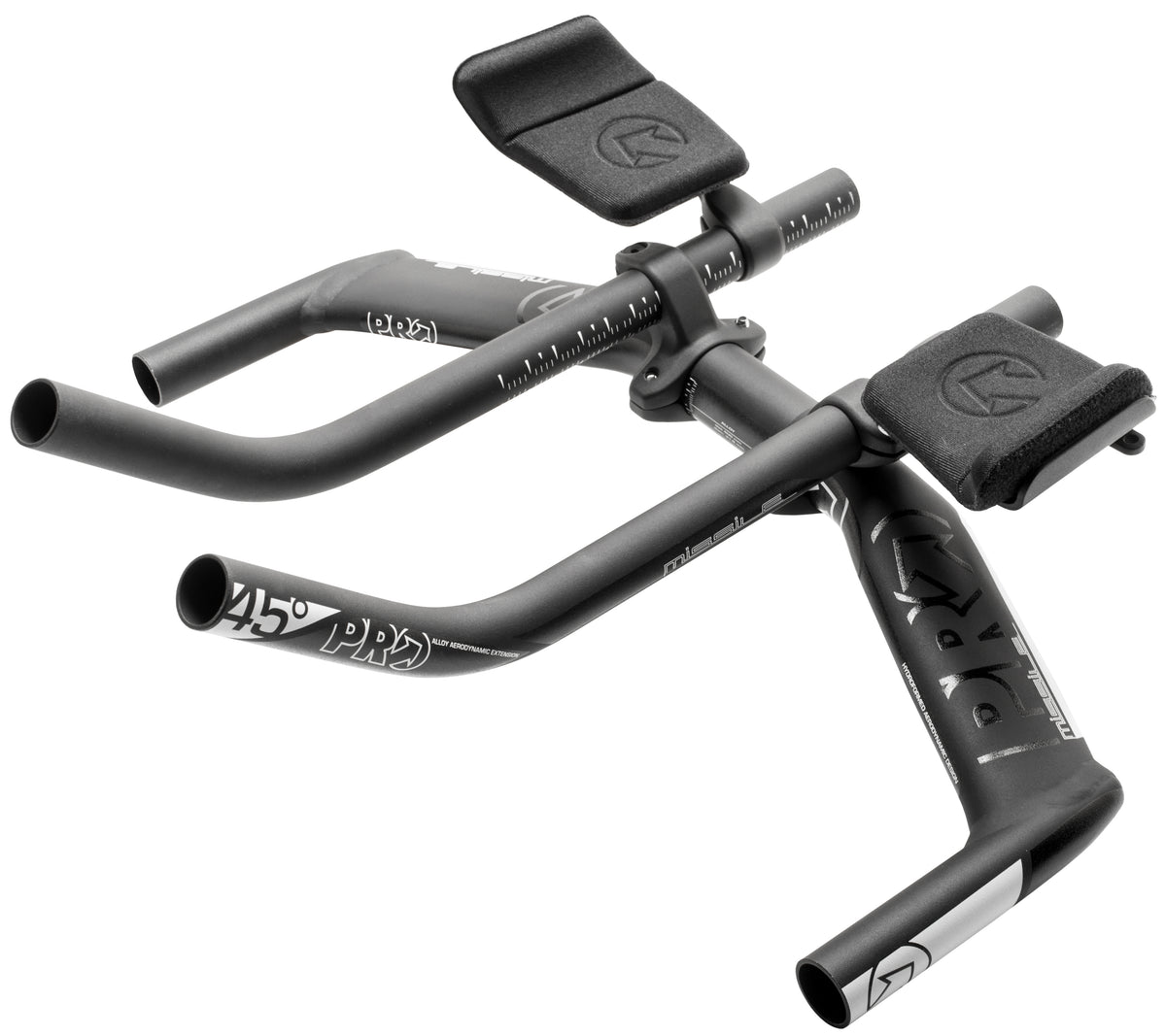 Manillar Triatlón PRO Base Missile Aluminio Negro #3