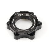 XLC BR-X83 Center Lock 6-Bolt Rotor Thru Axle Adapter Black