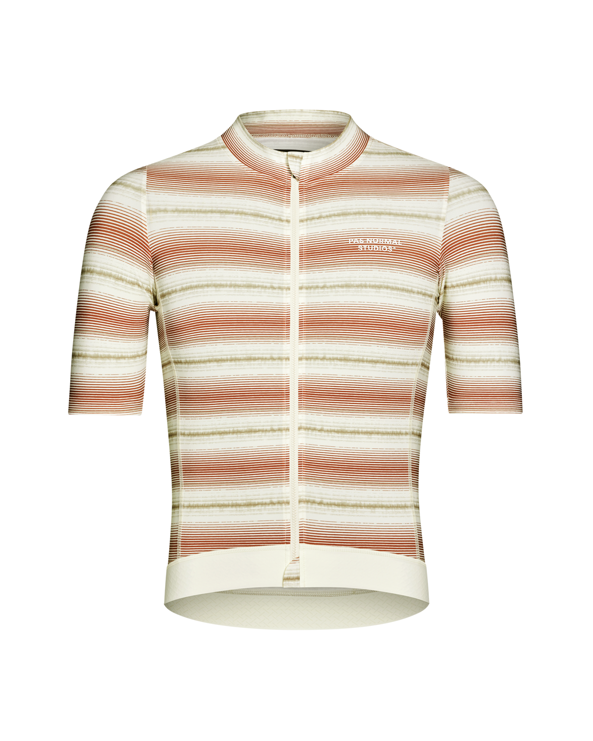 Maillot Manga Corta Pas Normal Studios Essential Hombre Off White Stripe #2