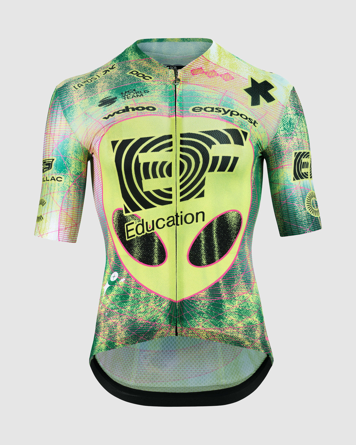 Maillot Manga Corta Assos Equipe RS S11 EF Close Encounter Hombre Alien Green