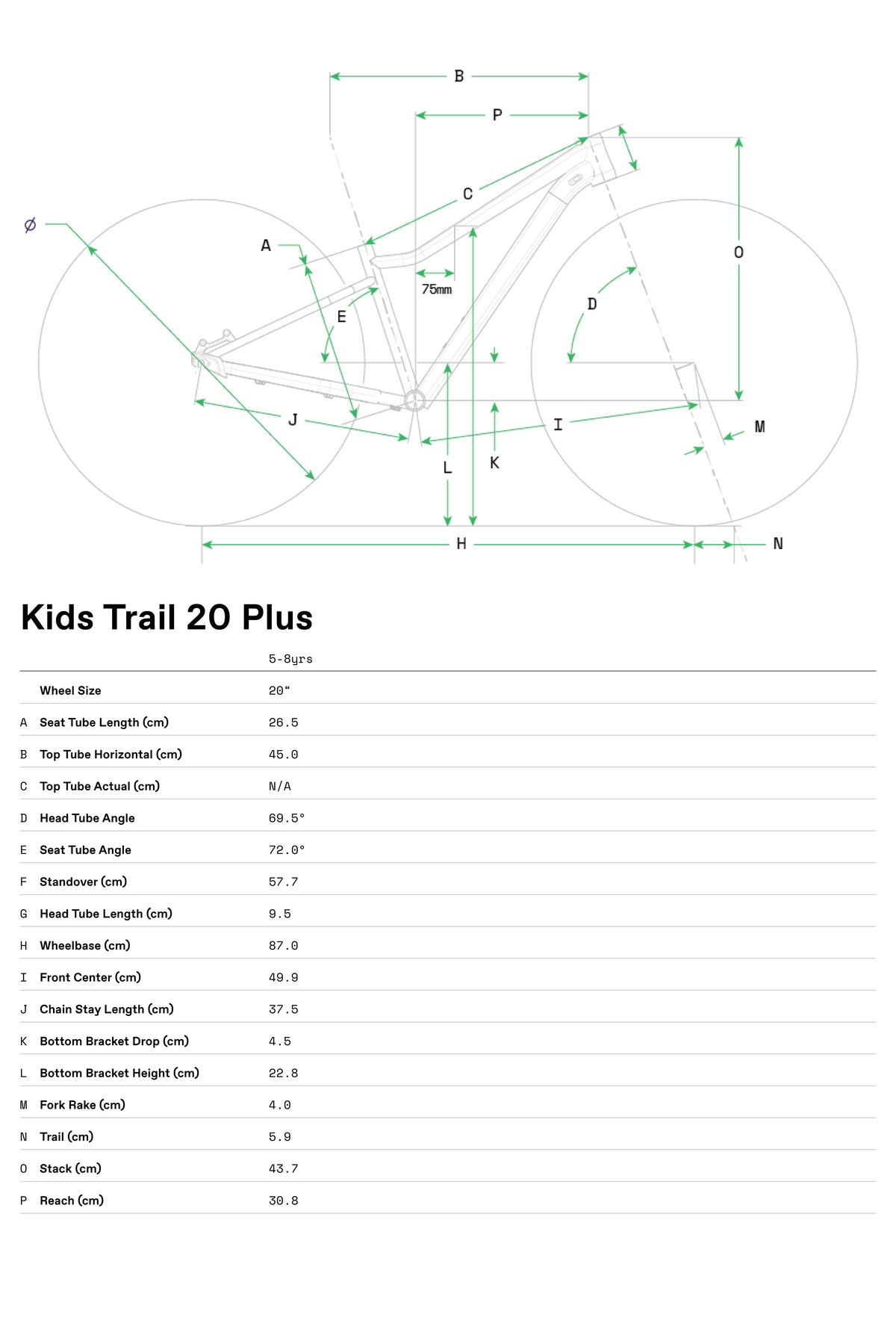 Cannondale Kids Trail Plus 20 2026 Cactus Verde #2