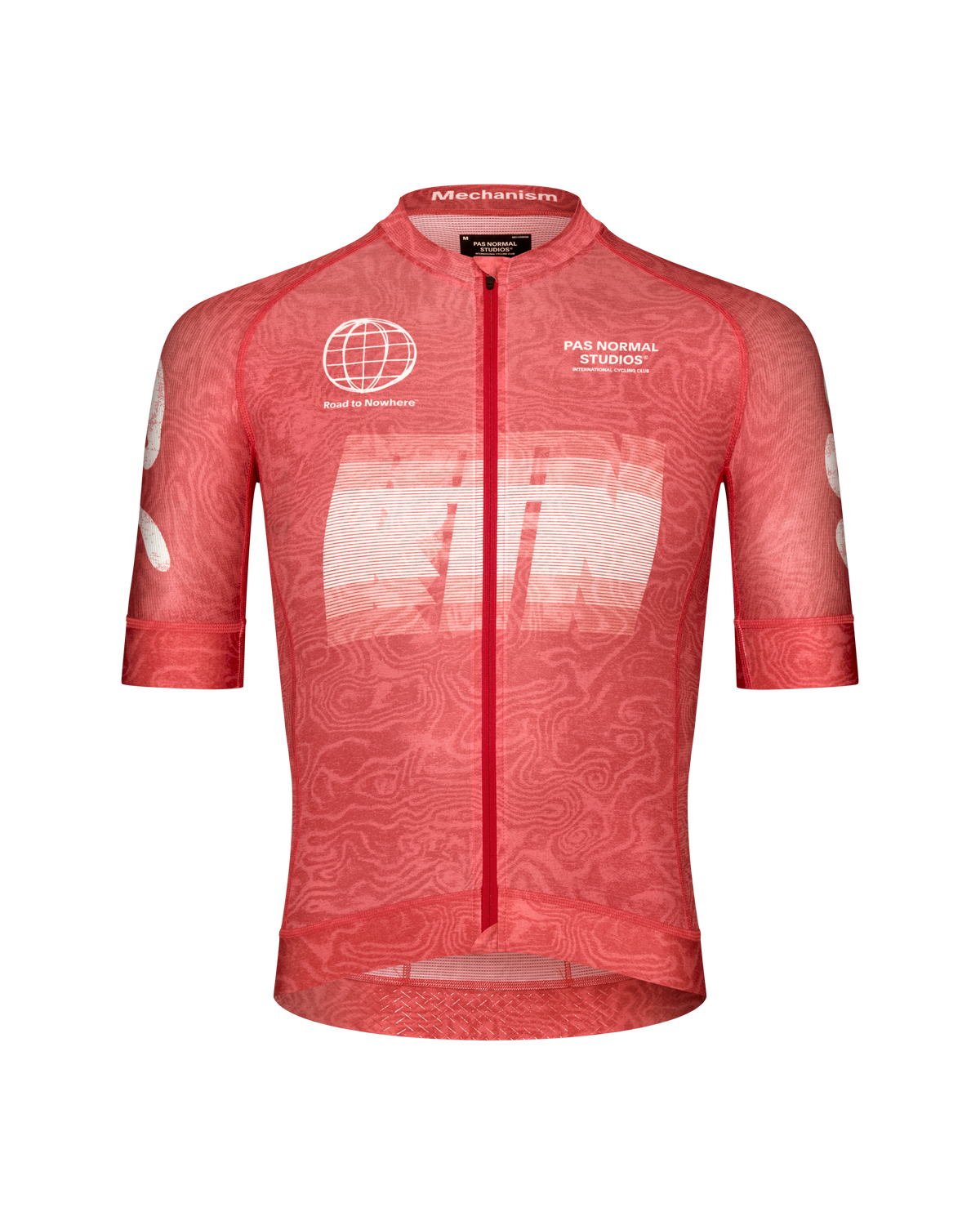 Maillot Manga Corta Pas Normal Studios Mechanism Logo Hombre AOP RTN Classic Red